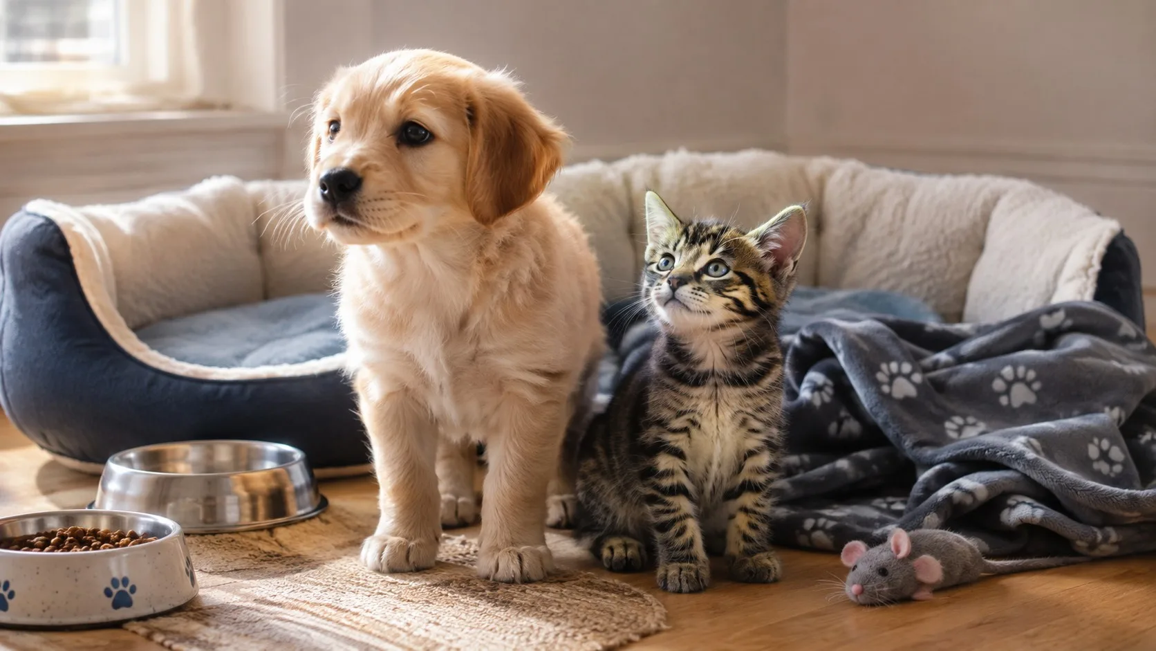 Illustration : Adopter un chiot ou un chaton : comprendre les premiers jours sans tout attribuer au caractère