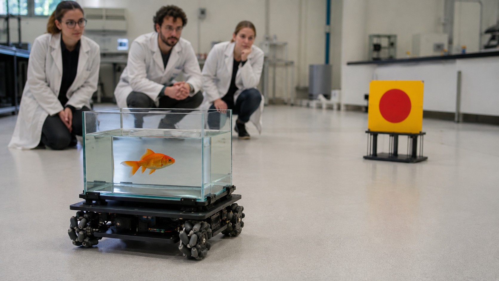 Illustration de l’article « Quand un poisson rouge apprend à diriger une machine vers une cible »