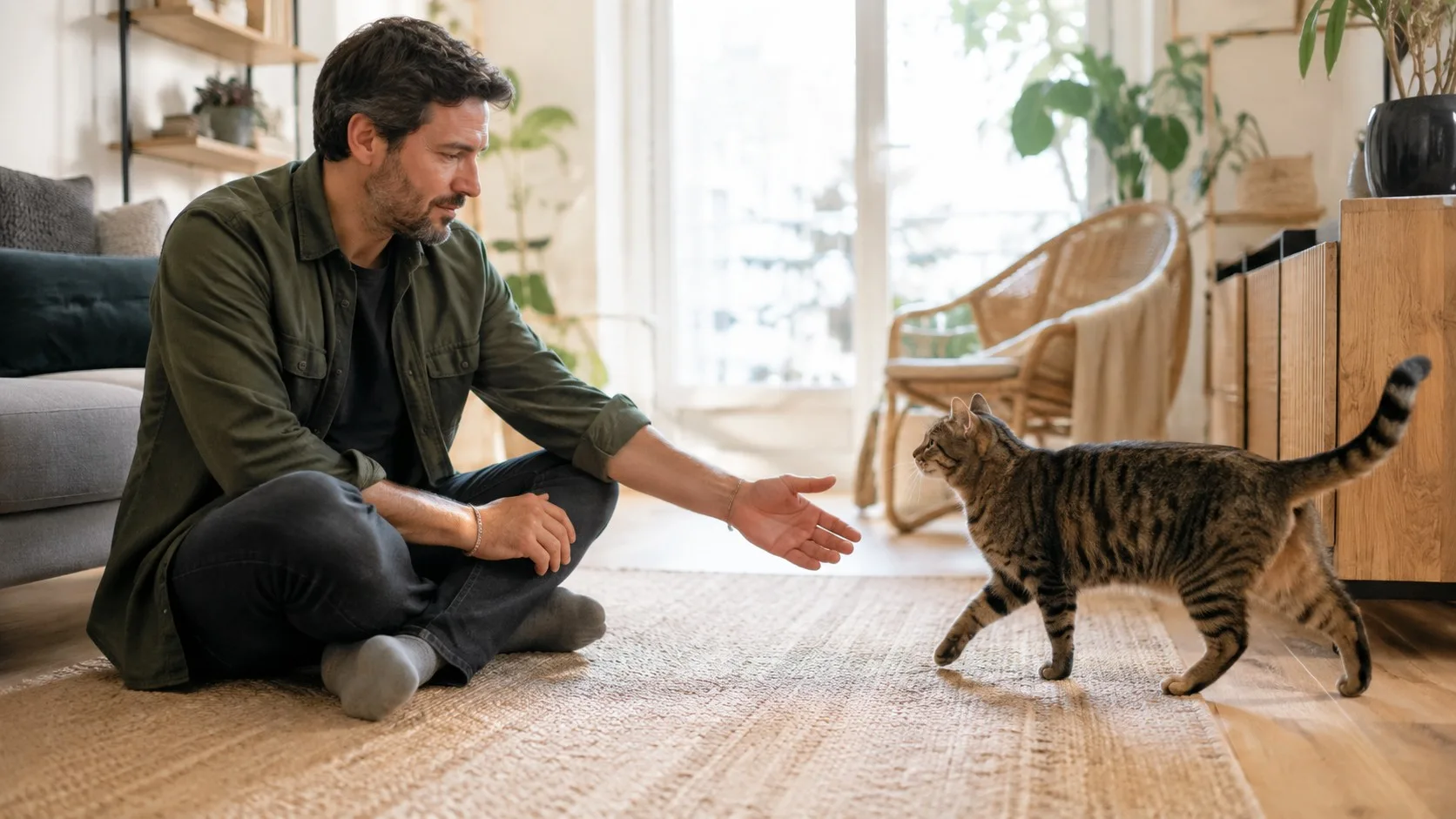 Illustration : Mon animal n’aime pas être porté : comment respecter ce signal au quotidien