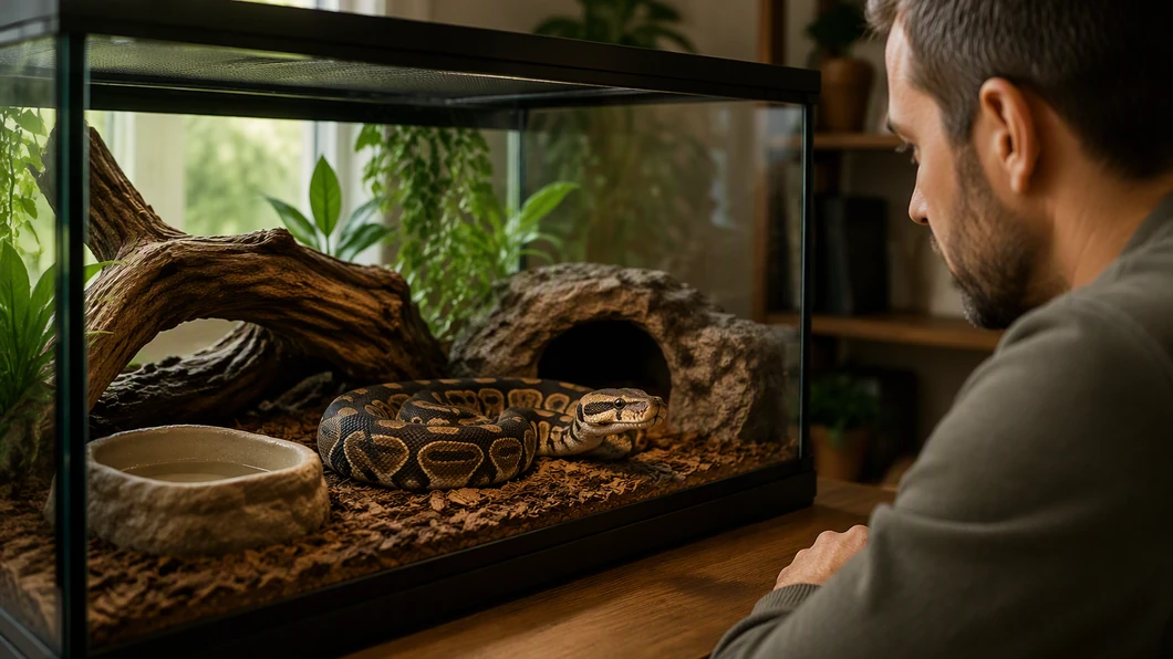 Python royal arrivé à la maison : que comprendre après un refus de manger ?