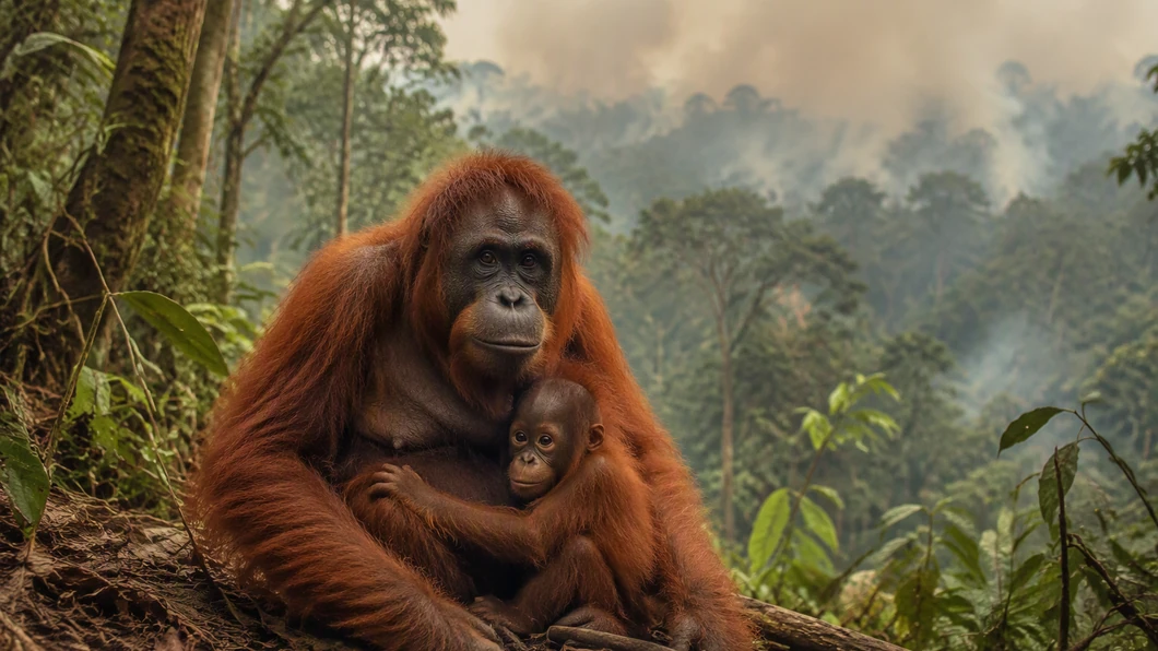 Illustration : Orangs-outans secourus en Indonésie : que disent les chiffres des incendies de 2026 ?